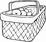 Coloring Pages Apple Baskets Kids Apples Basket Book Coloringbookfun Colouring sketch template