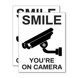 camera sticker decal window sign graphic bin car safety