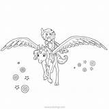 Unicorn Xcolorings sketch template