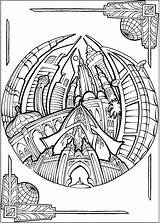 Dover Mandala Doverpublications sketch template
