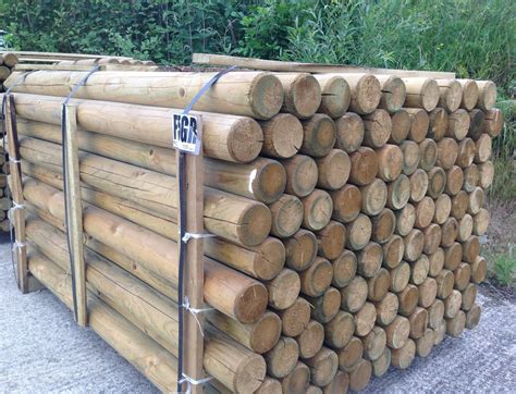 mm  timber  posts poles hillsborough fencing