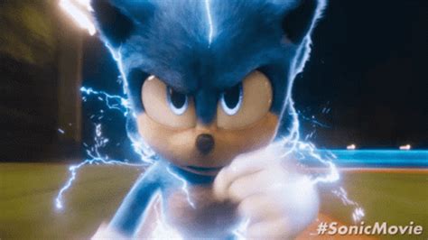 sonic  hedgehog running  lightning gif gifdbcom