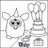 Coloring Furbie Pages Popular sketch template