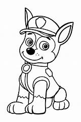 Paw Patrol Chase 101coloring sketch template
