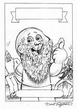 Garbage Pail Kids Color Brent Engstrom Sketches sketch template