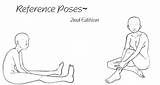 Poses Reference Anime Template sketch template