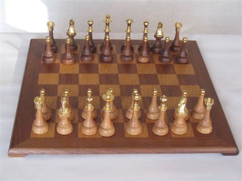 schaakbord met schaakstukken catawiki