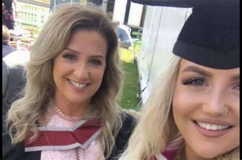 look a like mum and daughter graduate from university on same day and