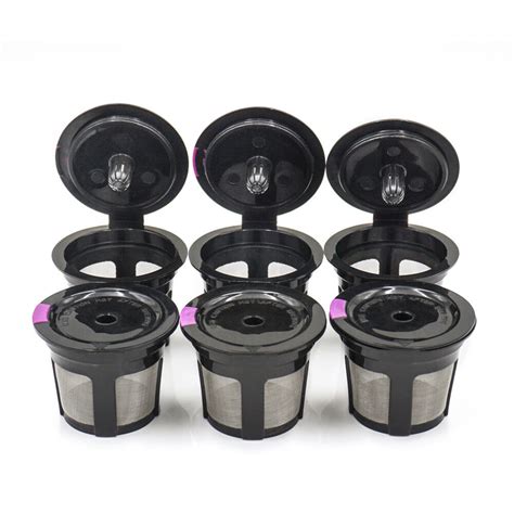 6 Pack Reusable K Cup Coffee Filter Pods For Keurig 1 0