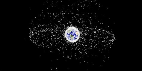 space junk  earths orbit  controlled