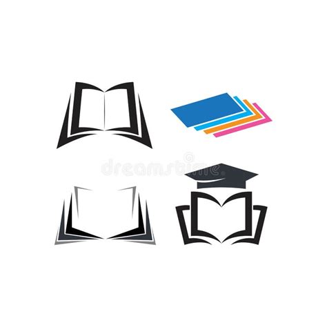 book logo template stock illustration illustration  simple