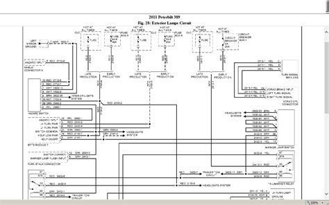 peterbilt  flasher relay location wiring diagram justanswer