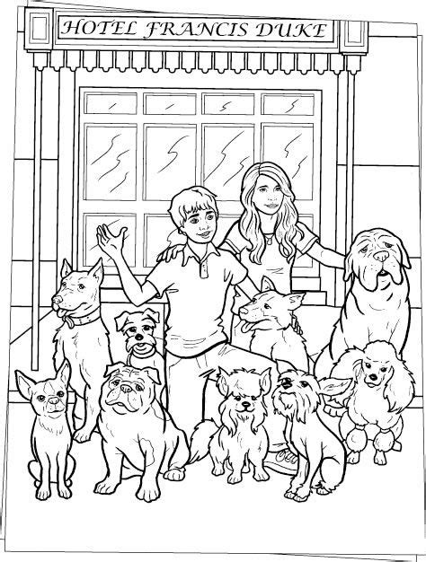 hotel  dogs coloring pages hotel  dogs dog coloring page dog
