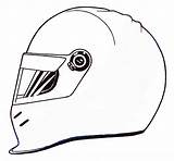 Casco Helmet Helmets Colorare Disegni Motociclo Clipground sketch template