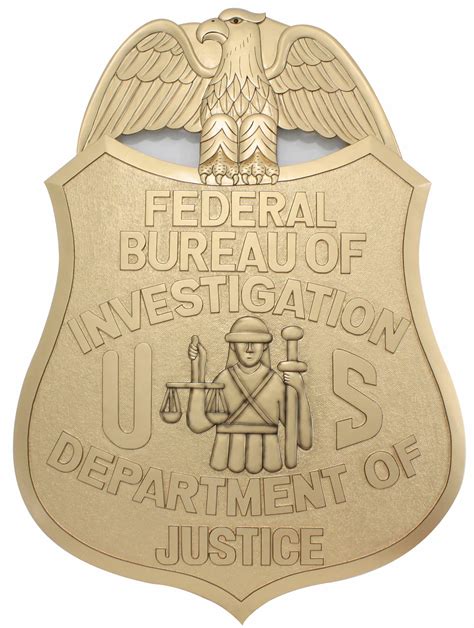 fbi special agent badge plaque