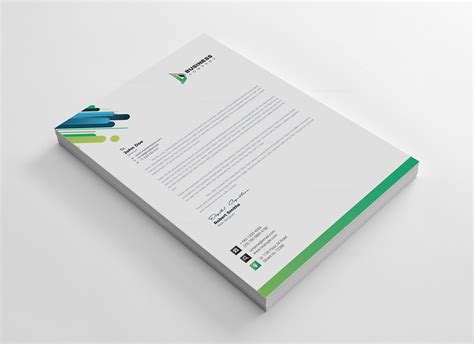 corporate letterhead design template  template catalog