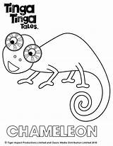 Tinga Tales Chameleon Doodle Naru sketch template