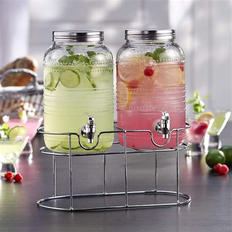 Amazonsmile Style Setter Beverage Drink Double Dispensers Glass