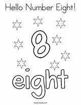 Number Coloring Eight Hello Sheets Noodle Preschool Print Pages Twisty Twistynoodle Activities Ll Choose Board sketch template