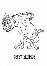 Shenzi Hyena Scar Zira Hyenas Procoloring Zazu 塗り絵 キング ライオン ディズニー Tudodesenhos sketch template