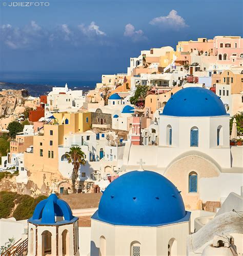 santorini blue domes una de las vistas mas conocidas jdiezfoto