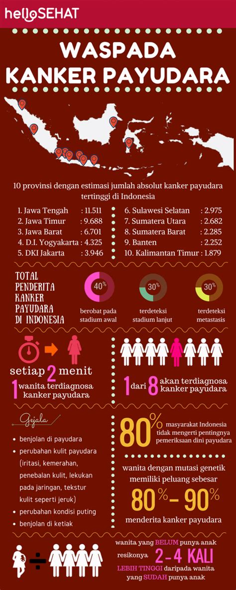 Infografik Kanker Payudara Di Indonesia – Breast Friends – Reach To