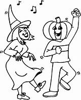 Coloring Halloween Pages Party Year Dancing Olds Kids Old Grade Draw Printable Costume 6th Hard Graders 5th Color Clipart Witch sketch template