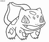 Bulbasaur Coloring Pokémon sketch template