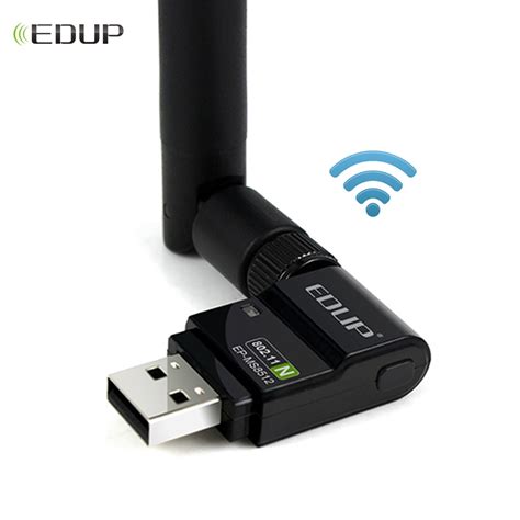 edup wireless usb wifi adapter 300mbps high gain 6dbi antenna 802 11n