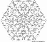 Mandala Colorir Imprimir Steampunk Coloringhome Atypically Pinte Celtic sketch template