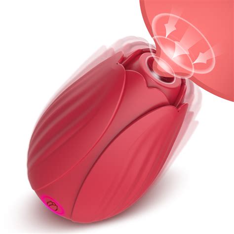 Rose Sucking Vibrator 10 Speed Vibrating Clit Sucker Vagina Nipple