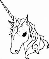 Coloring Unicorn Book sketch template