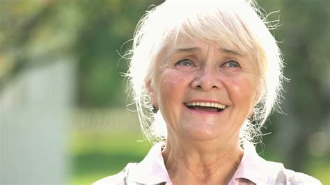happy face of senior woman elderly female stock footage sbv 313955656