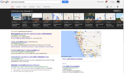 googles latest local search layout