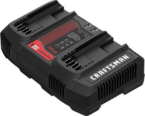 craftsman  max battery charger dual port  ah cmcb amazoncom