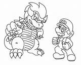 Bowser Coloriage Imprimer Students Xcolorings sketch template