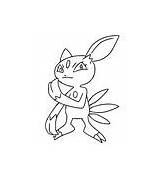 Pokemon Sneasel Coloring Pages Morningkids sketch template
