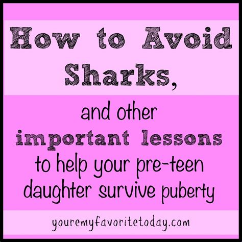 how to avoid sharks and other important lessons to help