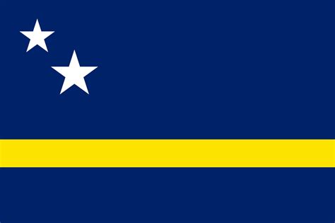 le drapeau de curacao image  signification drapeau de curacao