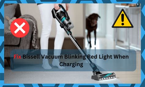 solutions  fix bissell vacuum blinking red light  charging diy smart home hub