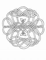 Celtic Coloring Circle Deviantart Colouring Mandala Knots Pages Color Knot Books Many Designs Dragon sketch template