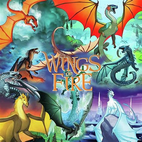 wings  fire  dragon chapter digital art  ice clay