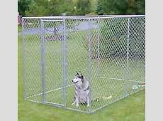 LARGE CHAIN LINK DOG KENNEL 6'x10'x6 'PET PEN FENCE RUN OUTDOOR HOUSE