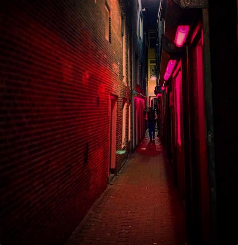 An Alley In The Red Light District Amsterdam Travel
