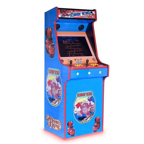 donkey kong art retro upright arcade machine  games  subwoofer   screen