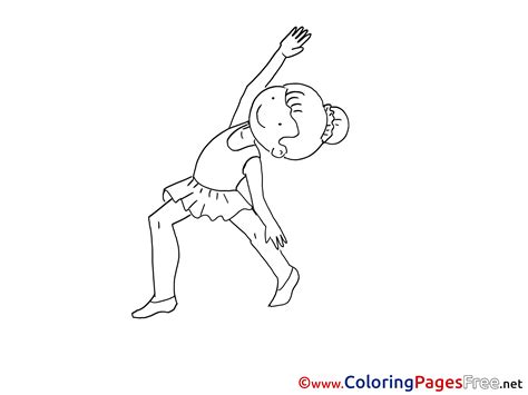 exercises kids  coloring pages