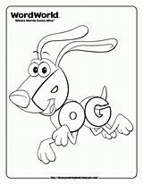 Coloring Pages Word Dog Year Old Disney Sheets Wordworld Color Kids Colouring Olds Preschool Printables Printable Potatoes Three Pbs Drawing sketch template