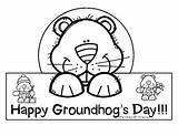 Groundhog Hat Preschool Activities Color Happy Craft Template Kindergarten Freebie Sheets Choose Board sketch template