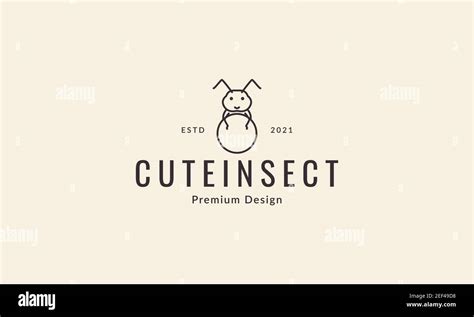 animal insect  dung beetle logo design vector icon symbol illustration stock vector image