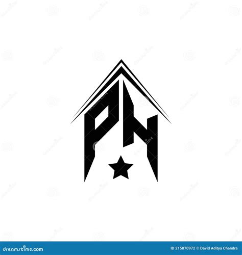 initial ph logo design  shape style logo business branding stock